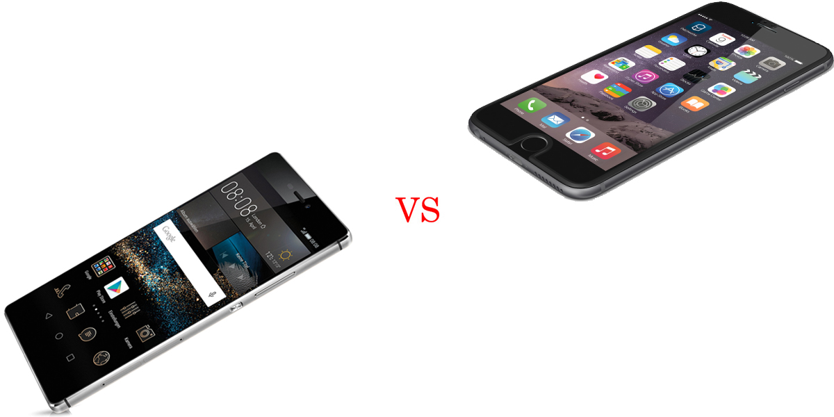 Huawei P8 versus iPhone 6 2